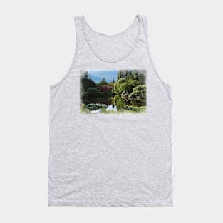 The Pond In Watercolor Tank Top